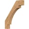 Ekena Millwork 5 1/2"W x 32"D x 40"H Merced Smooth Knee Brace, Western Red Cedar BRC06X32X40MRC00SWR - alternate 1